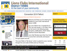 Tablet Screenshot of lions105bs.org.uk